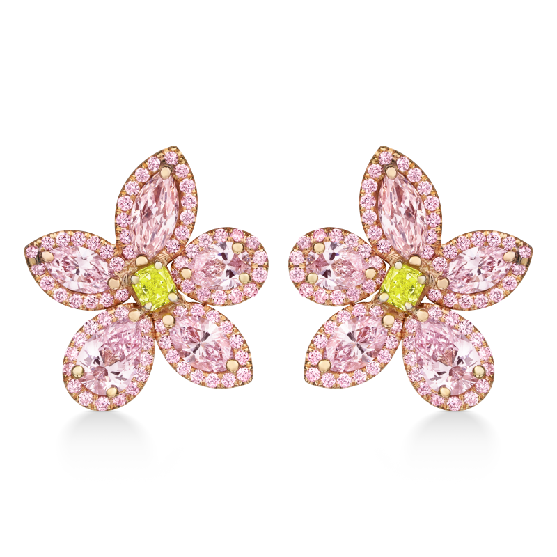 Fancy Color Diamond Earrings