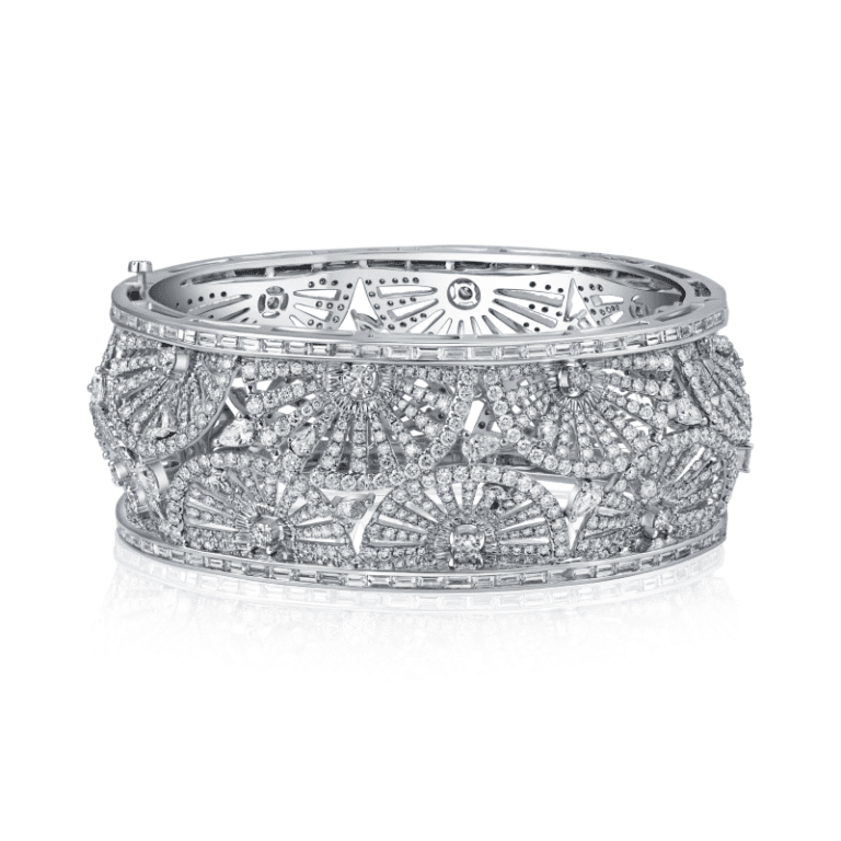 18ct Fan Bangal Diamond Bracelet
