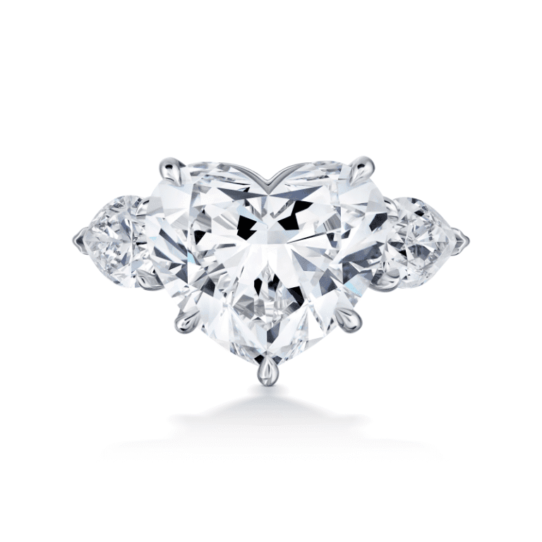 7 Carat F VS2 Heart Shape Diamond Ring