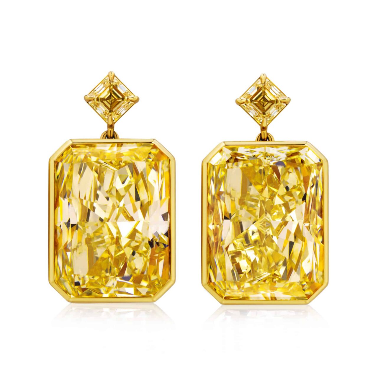 Matching a Pair of Yellow Diamond Studs