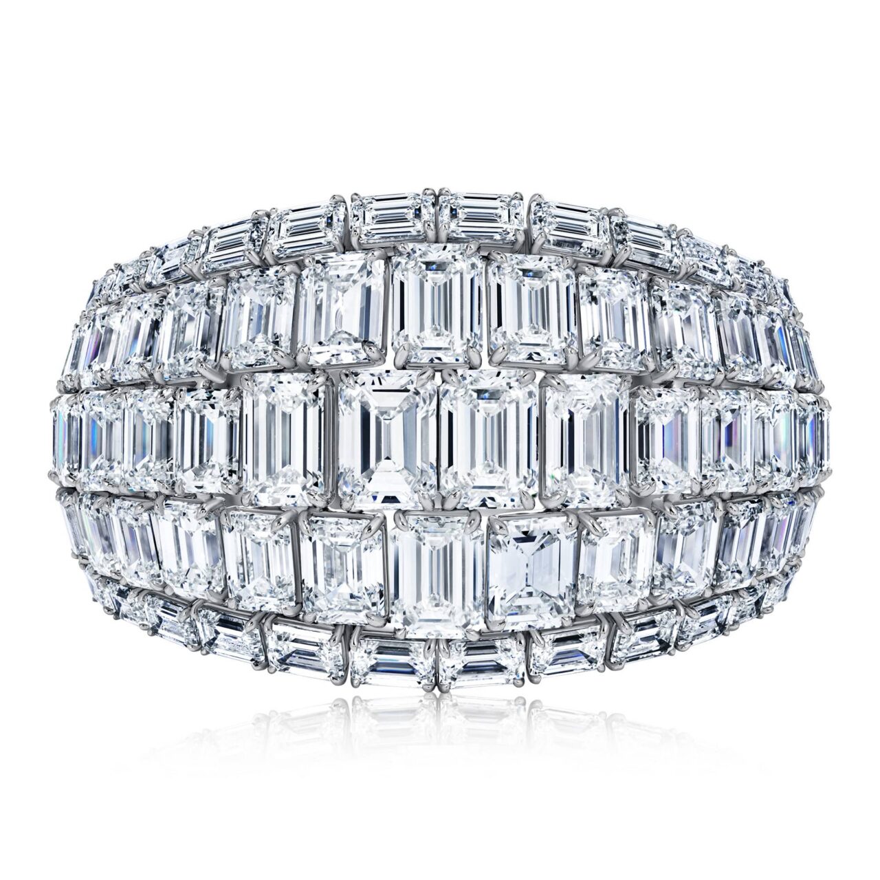 White Diamond Bracelets — Color, Match, and Clasp