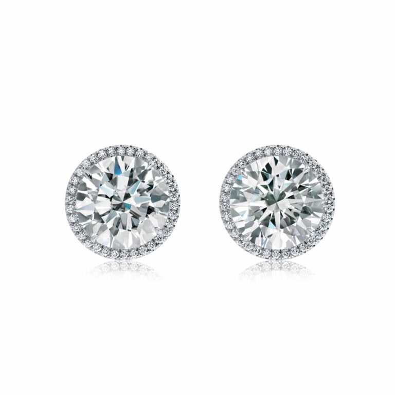 10.06cttw Round Brilliant E Flawless GIA Earring Studs