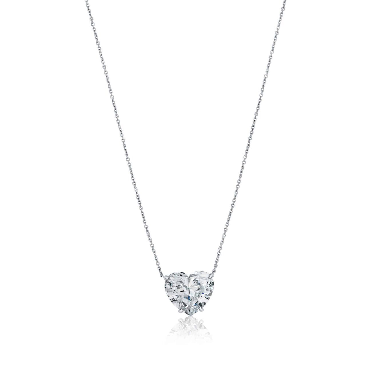 19.83ct Heart Shape D VVS1 GIA Pendant Necklace