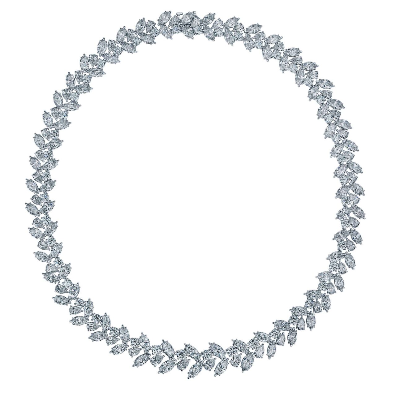 57 Carat Multi Shape Diamond Necklace