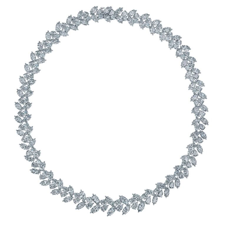 57 Carat Multi Shape Diamond Necklace