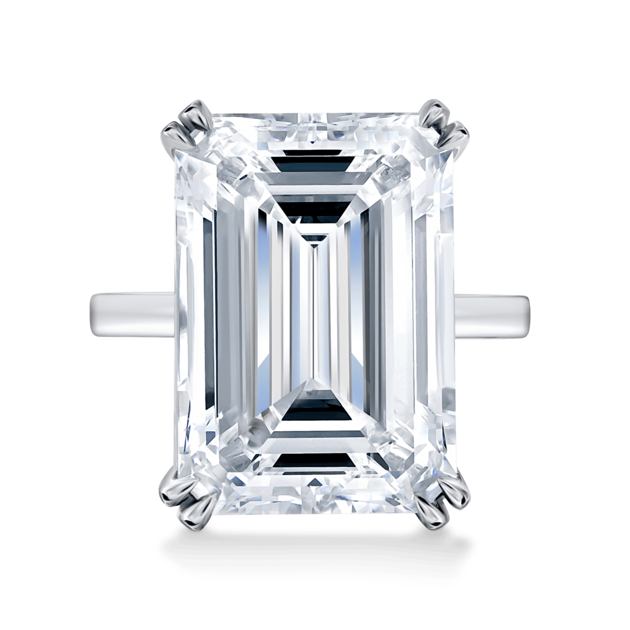 White Diamond Engagement Rings