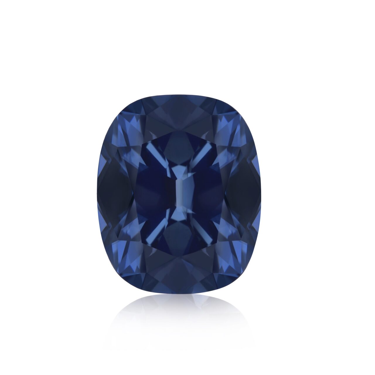 The Baby Blue Hope — 7.50 carat Fancy Deep Blue VS2 Cushion Brilliant diamond