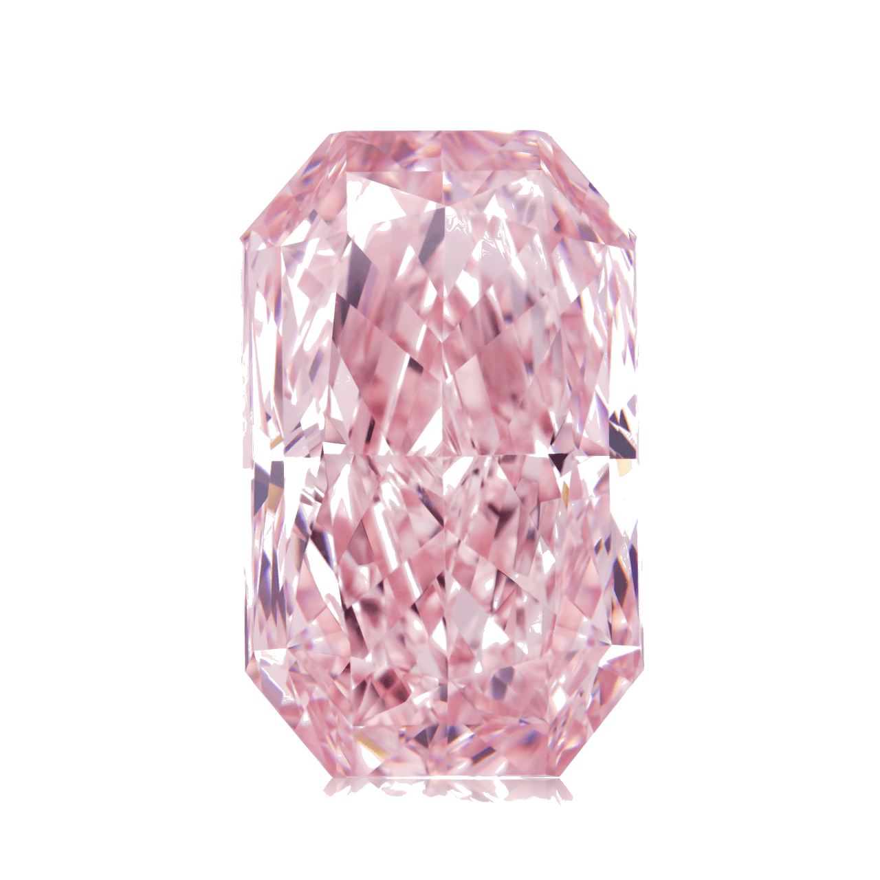 The Celestial Pink — 12.00 carat Fancy Intense Pink VS1 radiant-cut loose diamond