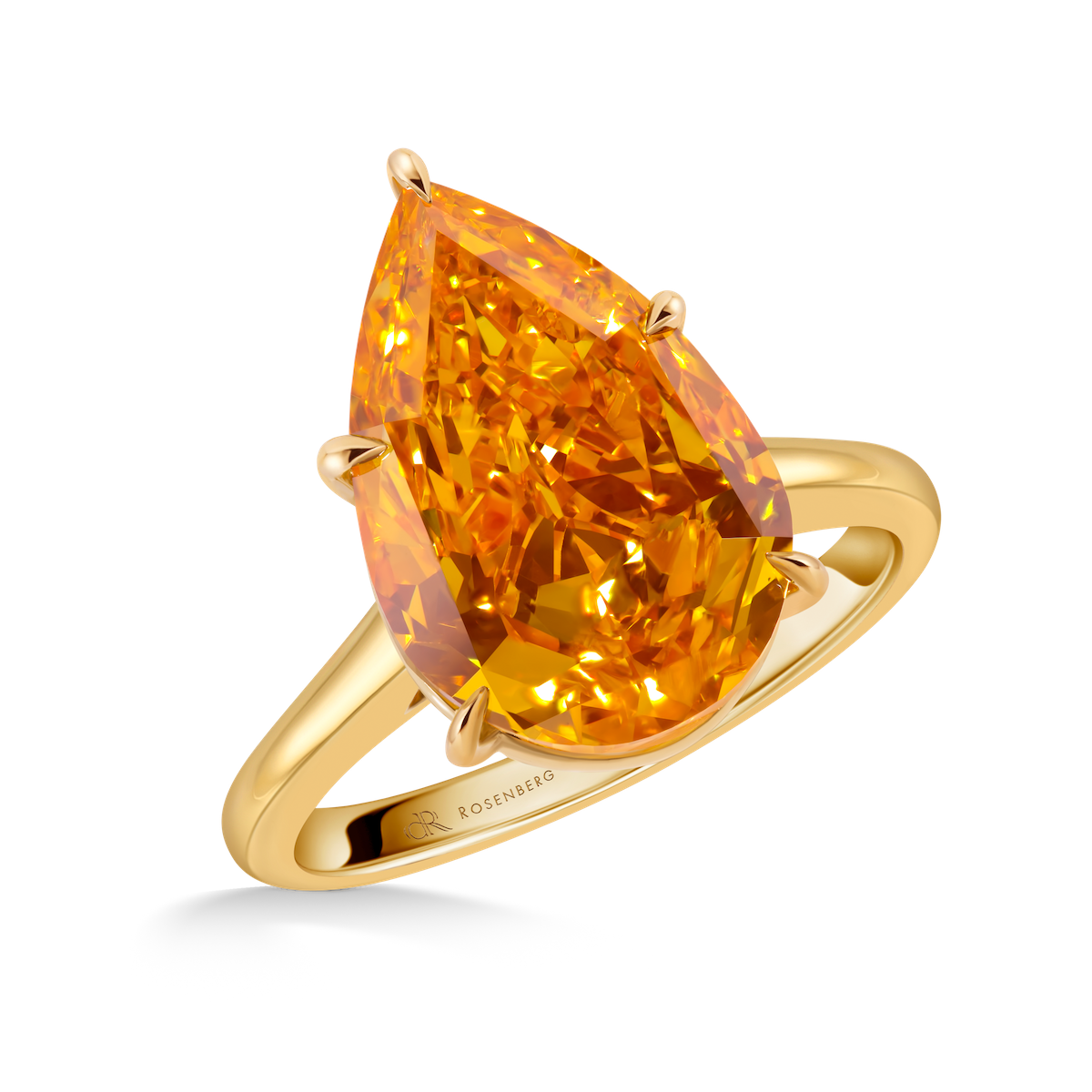 Ring, featured pear orange view